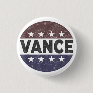 Bóton Redondo 2.54cm Vance 2028 JD Vance Presidente 2028