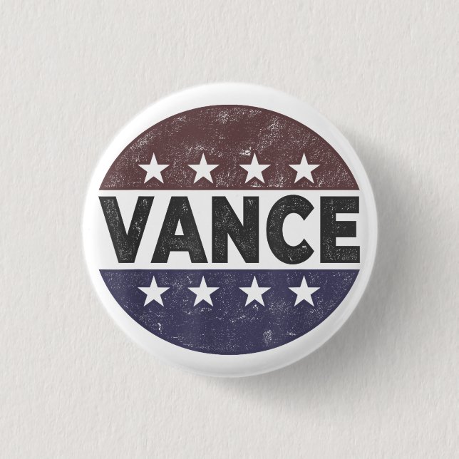 Bóton Redondo 2.54cm Vance 2028 JD Vance Presidente 2028 (Frente)