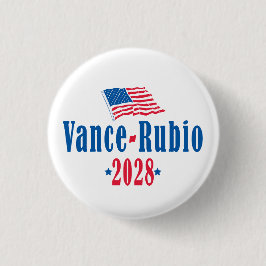 Bóton Redondo 2.54cm Vance Rubio 2028 (bandeira)