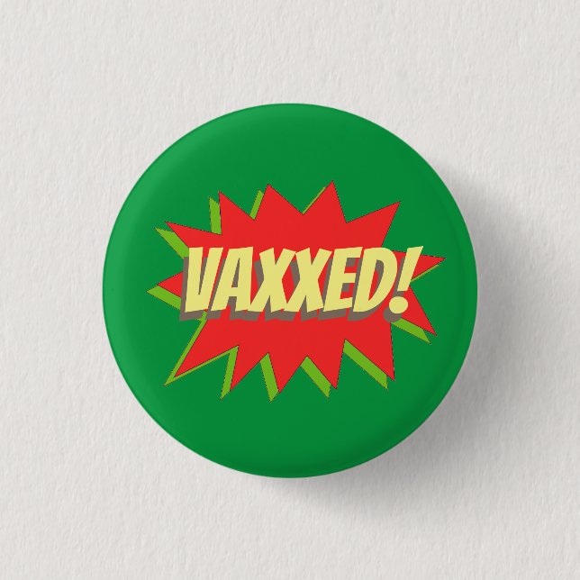 BÓTON REDONDO 2.54CM VAXXED! BOTAO (Frente)