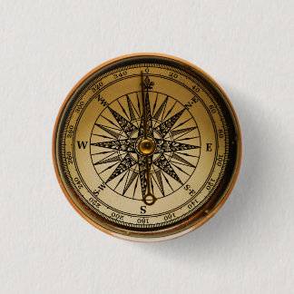 Bóton Redondo 2.54cm Velho Bolo de Nostalgia Steampunk