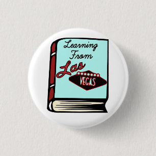 Bóton Redondo 2.54cm Venturi que aprende do Pin do livro de Las Vegas