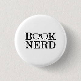 Bóton Redondo 2.54cm Vidros Nerdy do nerd do livro