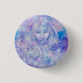 Bóton Redondo 2.54cm Viva por Eles 