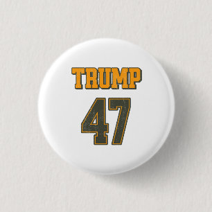 Bóton Redondo 2.54cm Voltar Equipe Trump 47 Vintage