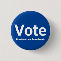 Votar como democracia depende de branco e azul