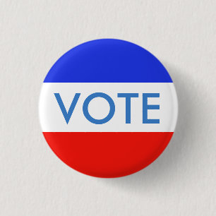 Bóton Redondo 2.54cm Voto dos EUA