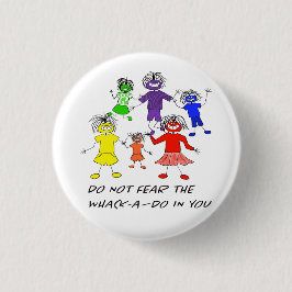 Bóton Redondo 2.54cm Whack-A-Do