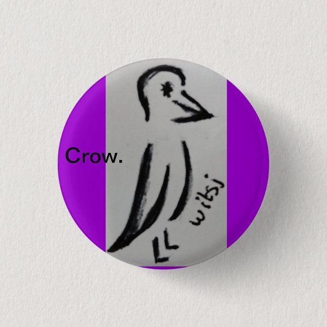 Bóton Redondo 2.54cm wicca kids (Frente)