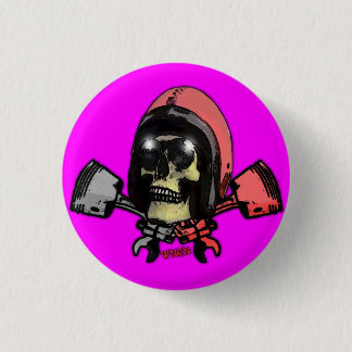 Bóton Redondo 2.54cm W'nR'n cruzou o botão dos pistões