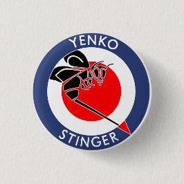 Bóton Redondo 2.54cm Yenko Stinger Vintage Design
