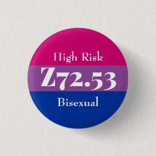 Bóton Redondo 2.54cm Z72.53: High Risk Bisexual