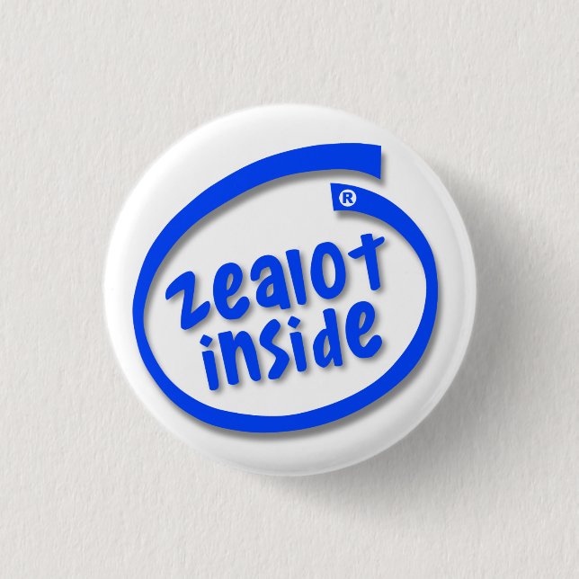 Bóton Redondo 2.54cm Zelote Interno (Frente)