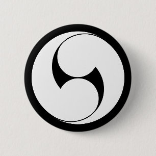 BÓTON REDONDO 5.08CM 右 二 巴 (地 抜 き)