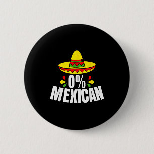 Bóton Redondo 5.08cm 0% Fiesta Mexicana Cinco De Mayo Chapéu Engraçado