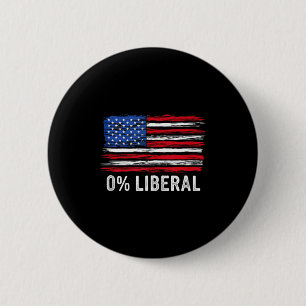 Bóton Redondo 5.08cm 0% Liberal Zero Porcento Anti Liberal Republicano 