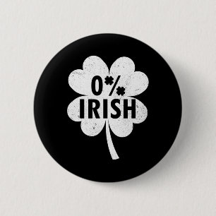 Bóton Redondo 5.08cm 0% Trevo Irlandês Amuleto Feliz Dia de São Patríci