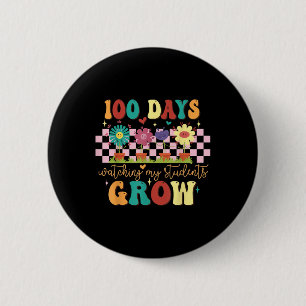 Bóton Redondo 5.08cm 100 dias cultivando flores de boho 100 dias profes