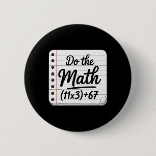 Bóton Redondo 5.08cm 100 Dias Equação Matemática Escolar Faça a Conta 1