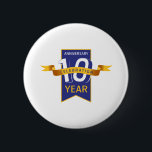 Bóton Redondo 5.08cm 10th_anniversary<br><div class="desc">10 th Anniversary Design
Created By illustrator,  designer Edward Eksi for your anniversary needs.</div>