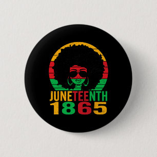 Bóton Redondo 5.08cm 1865 Décima Sétima Celebração da Liberdade Afro-Am