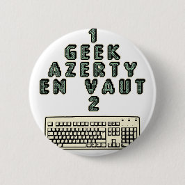 Bóton Redondo 5.08cm 1 GEEK AZERY vale 2 - Jogos de motsT