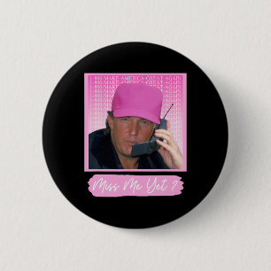 Bóton Redondo 5.08cm 2024 Nope Trump 2024 Reeleição Presidente Votação