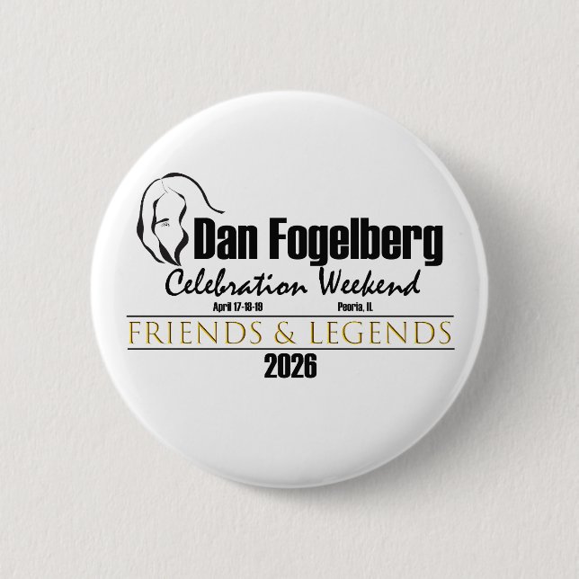 Bóton Redondo 5.08cm 2026 DF Celebration Weekend Button! (Frente)
