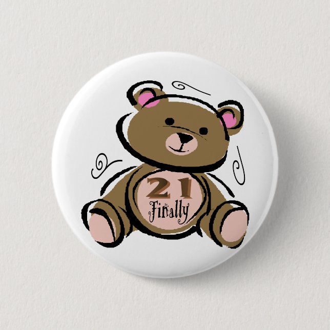 Bóton Redondo 5.08cm 21 finalmente (Frente)