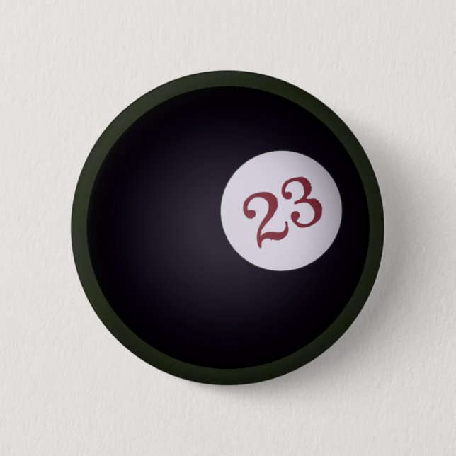 Bóton Redondo 5.08cm 23 Quatro Clovers Folha (Frente)