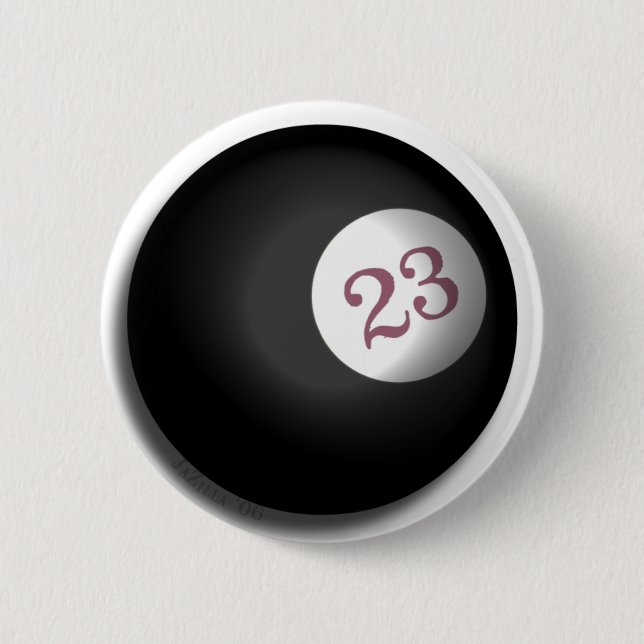 Bóton Redondo 5.08cm 23 Quatro Clovers Folha (Frente)