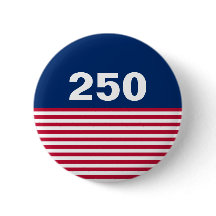 250 Vermelho Branco e Azul Aniversário dos EUA