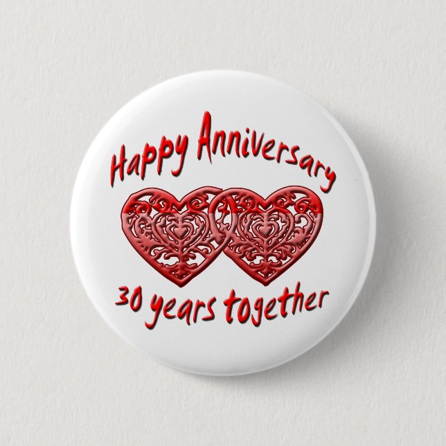Bóton Redondo 5.08cm 30o. Aniversário (Frente)