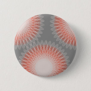 Bóton Redondo 5.08cm 3 abstrato de flores