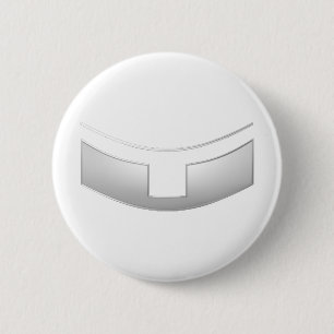 Bóton Redondo 5.08cm 3-D Olhe o Sacerdote prateado ou o Colar do Minist