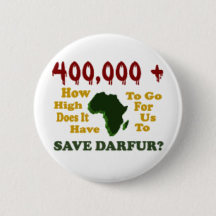 BÓTON REDONDO 5.08CM 400.000+ CONSCIÊNCIA 1 DE DARFUR
