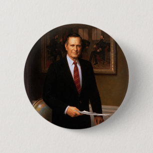 Bóton Redondo 5.08cm 41 George H.W. Bush