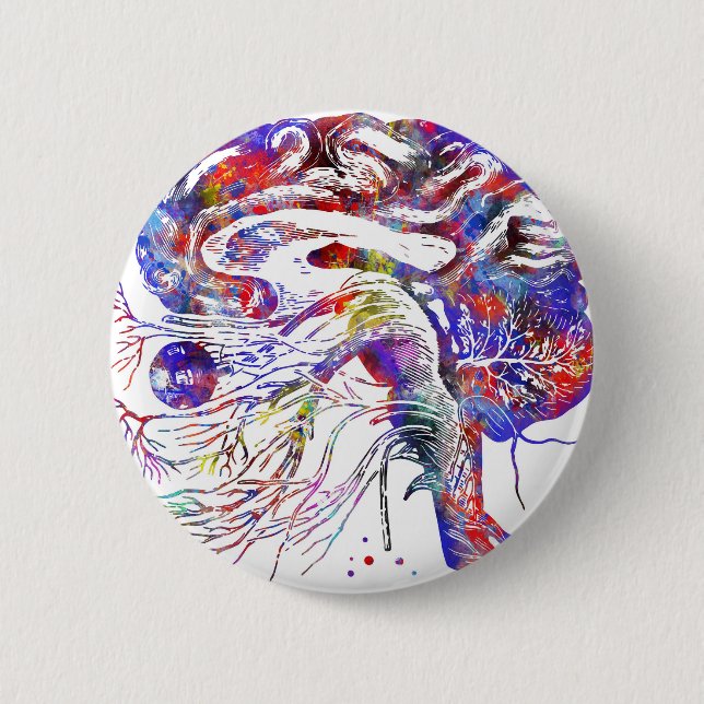 Bóton Redondo 5.08cm 4522bBrain nervos cranianos, nervos cranianos do (Frente)