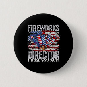 Bóton Redondo 5.08cm 4 De Julho Diretor De Fogos De Artifício Eu Lhe Li