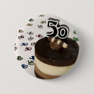 Bóton Redondo 5.08cm 50th aniversário