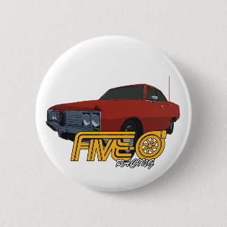 Bóton Redondo 5.08cm 5-0 Vermelho