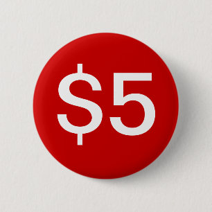 Bóton Redondo 5.08cm $5 vendedores/botão das vendas