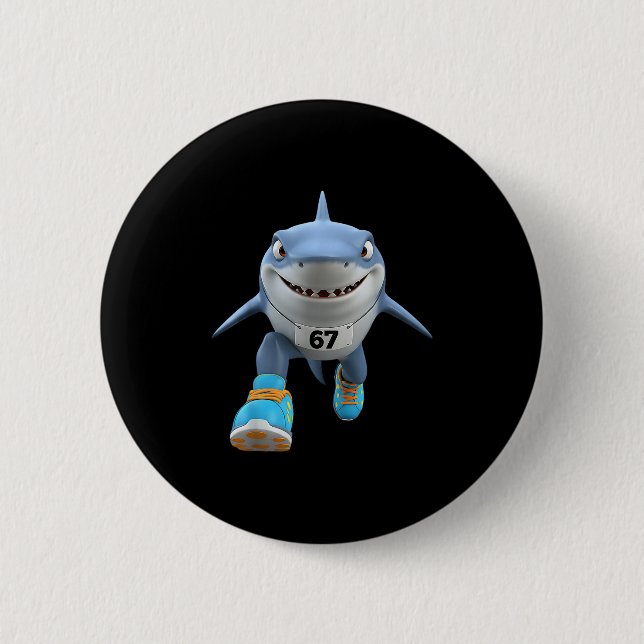 Bóton Redondo 5.08cm 67 Meme Tralalalero Tralala Runner Italia (Frente)