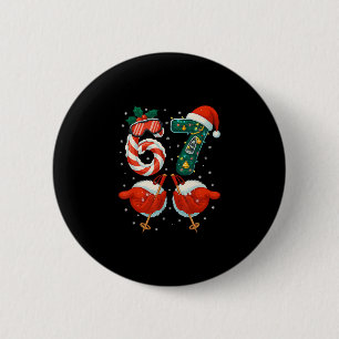 Bóton Redondo 5.08cm 67 Natal 6 7 Meme Esqui Natal Roupas de Inverno
