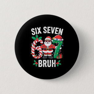 Bóton Redondo 5.08cm 67 Six Seven Burh Natal 6 7 Meme Pijamas Geração A