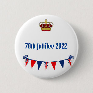 Bóton Redondo 5.08cm 70 Jubileu 2022