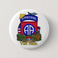 82ª divisão aérea vietnam war Button