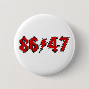 Bóton Redondo 5.08cm 8647 Impeachment de Trump