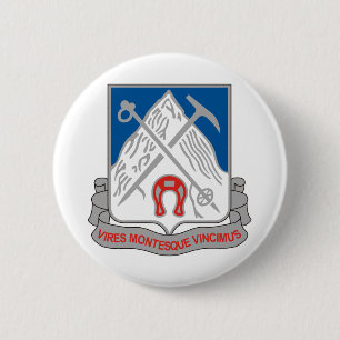 Bóton Redondo 5.08cm 87th Regimento de infantaria