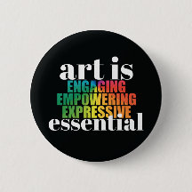 A arte é ESSENCIAL Botão